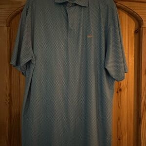 Southern Marsh Men's Sky Blue Textured Polo